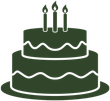 Red Cake Icon Red Cake Icon