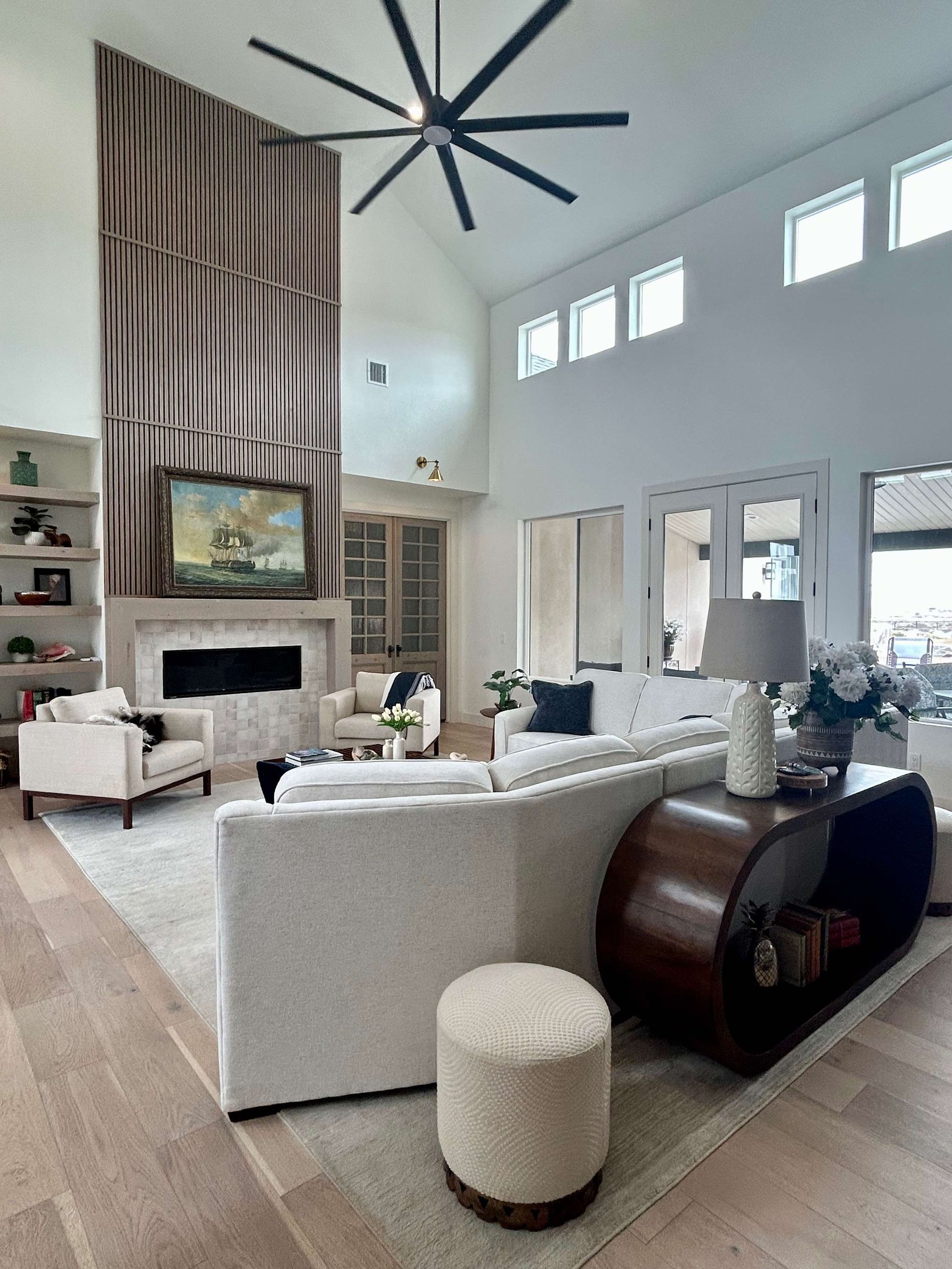 the interior of the ruby, a custom home in milford Utah