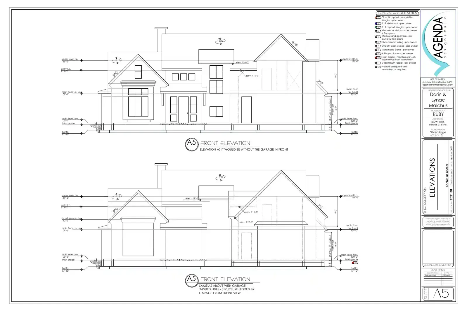 the blueprints of the Ruby on a white background