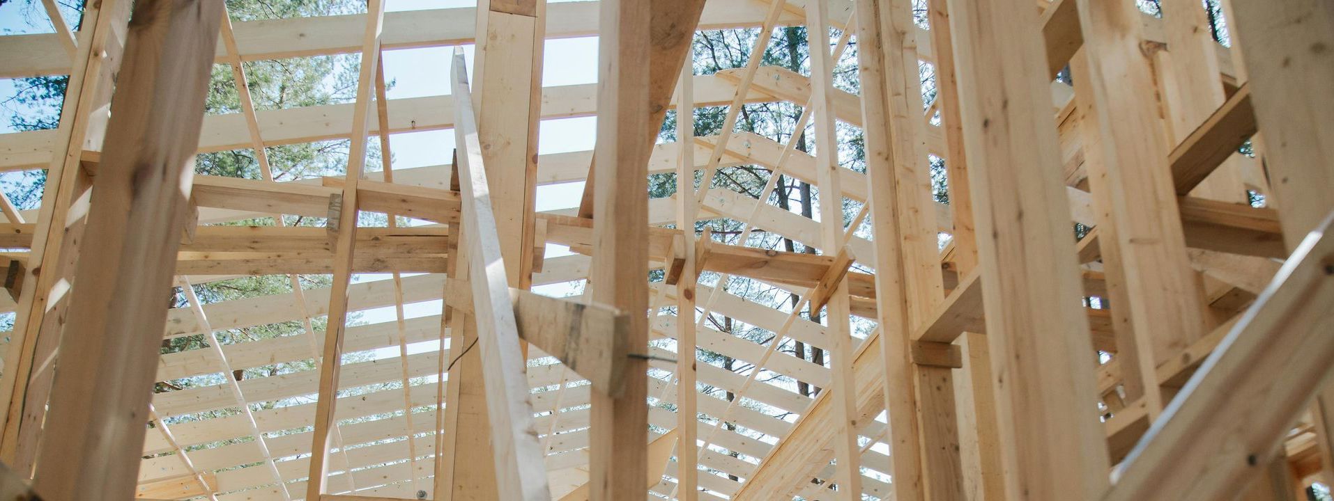 Framing for a home in Enoch Utah