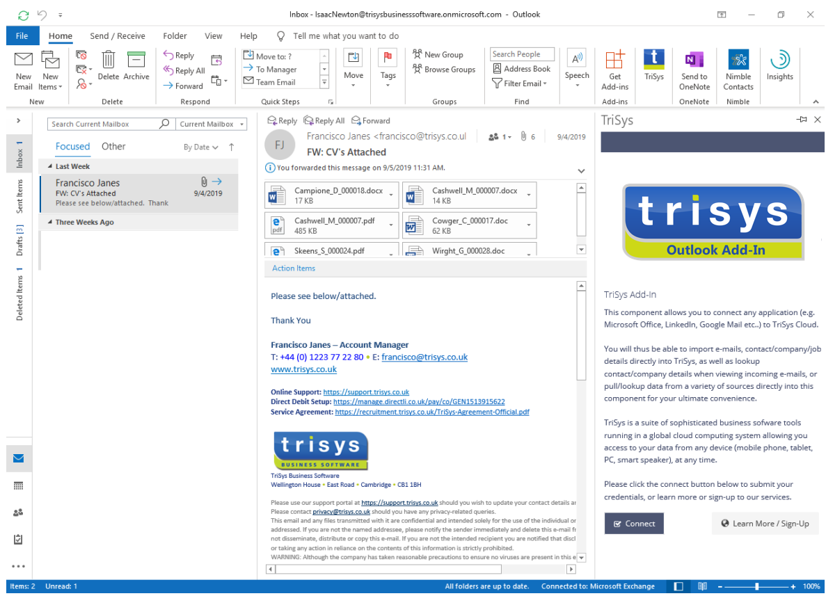 Login Screens | TriSys Business Software
