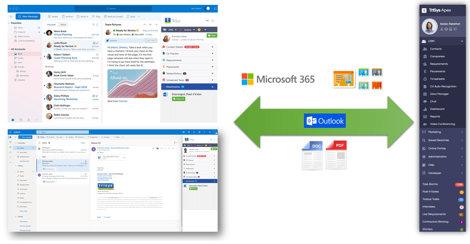 A computer screen with a microsoft 365 logo on it