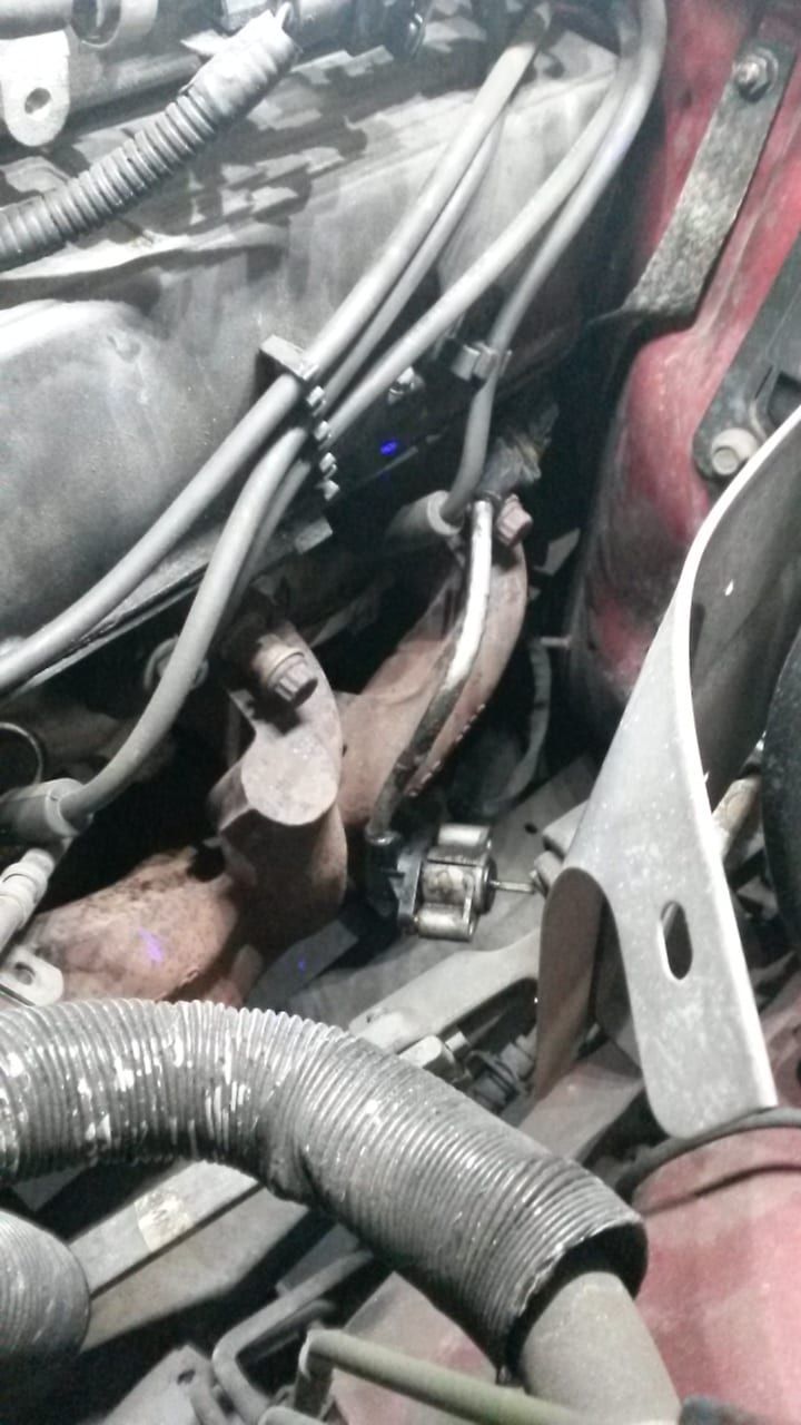 Land Rover Discovery 2 crank sensor connected to engine harness. Photo by British Autoworks.