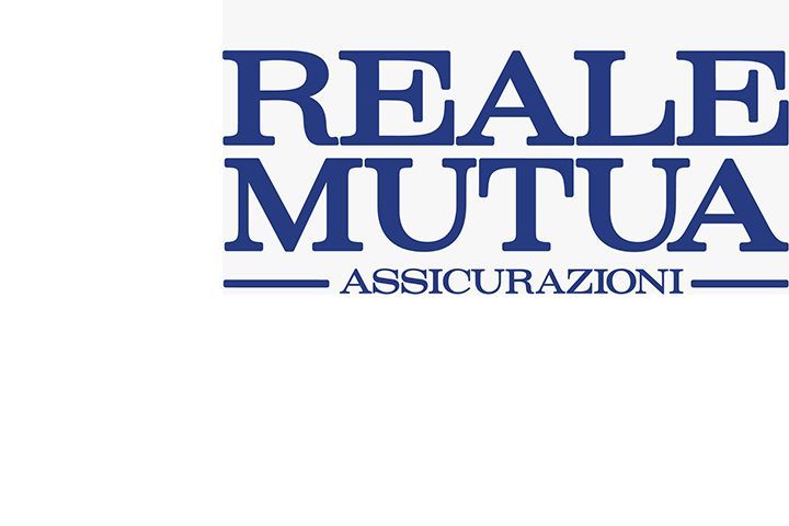Reale Mutua Assicurazioni blue logo on a white background