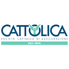 Logo di Cattolica Assicurazione in blu e verde acqua con la scritta “Dal 1896” su sfondo bianco.