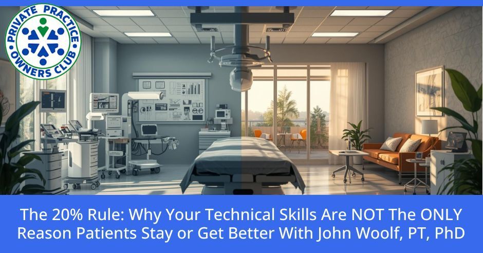 Private Practice Owners Club | John Woolf, PT, PhD | 20% Rule