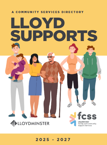 The cover of the lloyd supports community services directory