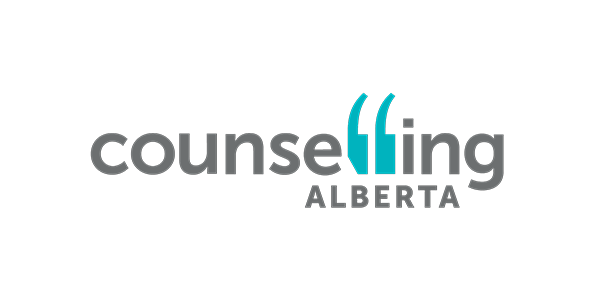 A logo for counselling alberta is shown on a white background.