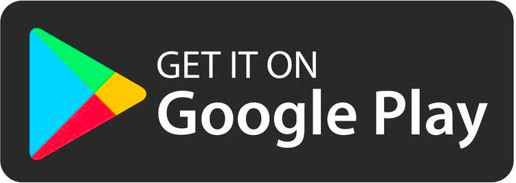 A button that says `` get it on google play '' on a white background.