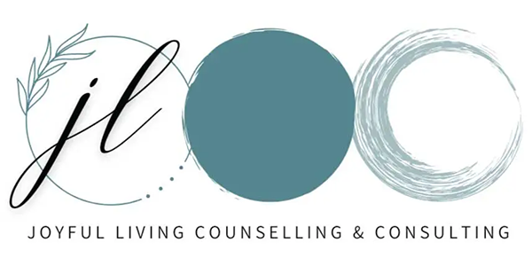 A logo for joyful living counseling and consulting.