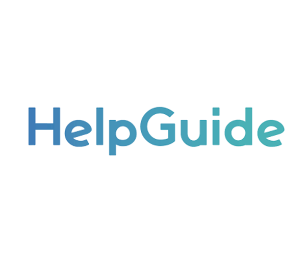 The helpguide logo is blue and green on a white background.