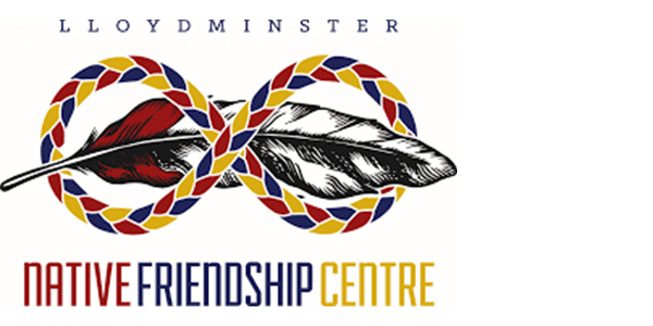 A logo for the native friendship centre in lloydminster