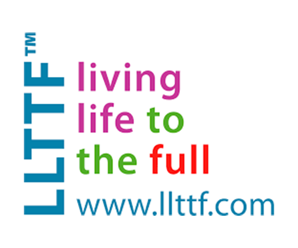A logo that says living life to the full