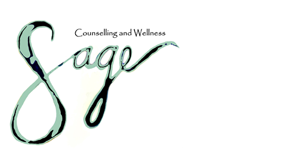 Sage counseling and wellness logo on a white background