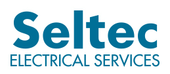 Seltec Electrical Services logo in teal on white.