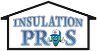 The logo for insulation pros shows a house and a light bulb.