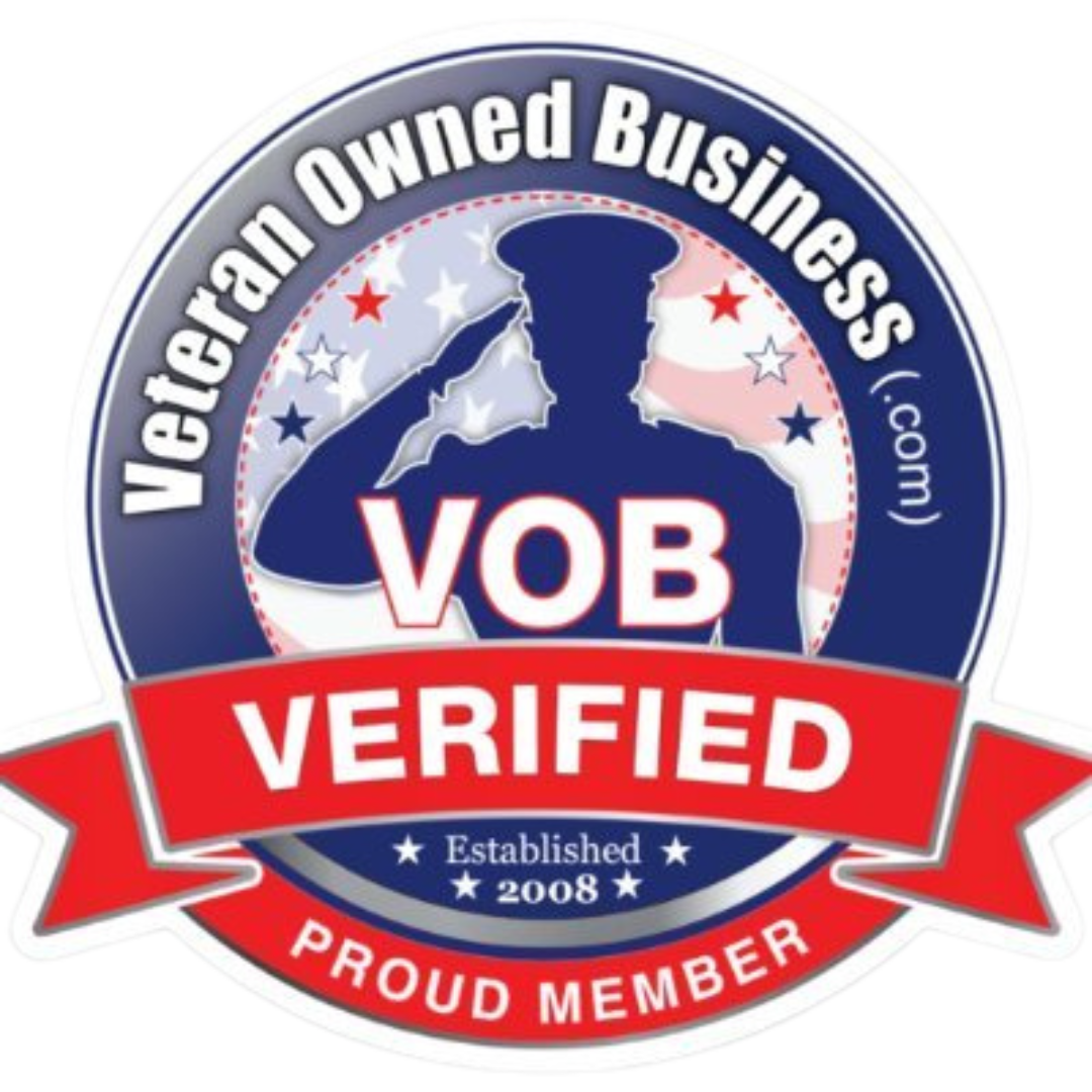 A proud member of veteran owned business has been verified