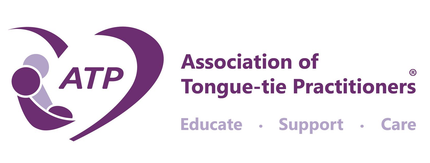 the logo for the association of tongue-tie practitioners