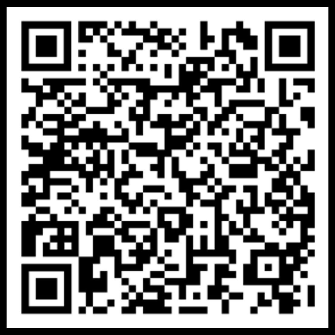 a black and white qr code on a white background