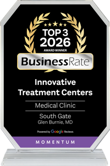Innovative Treatment Centers Business Rate Award Badge