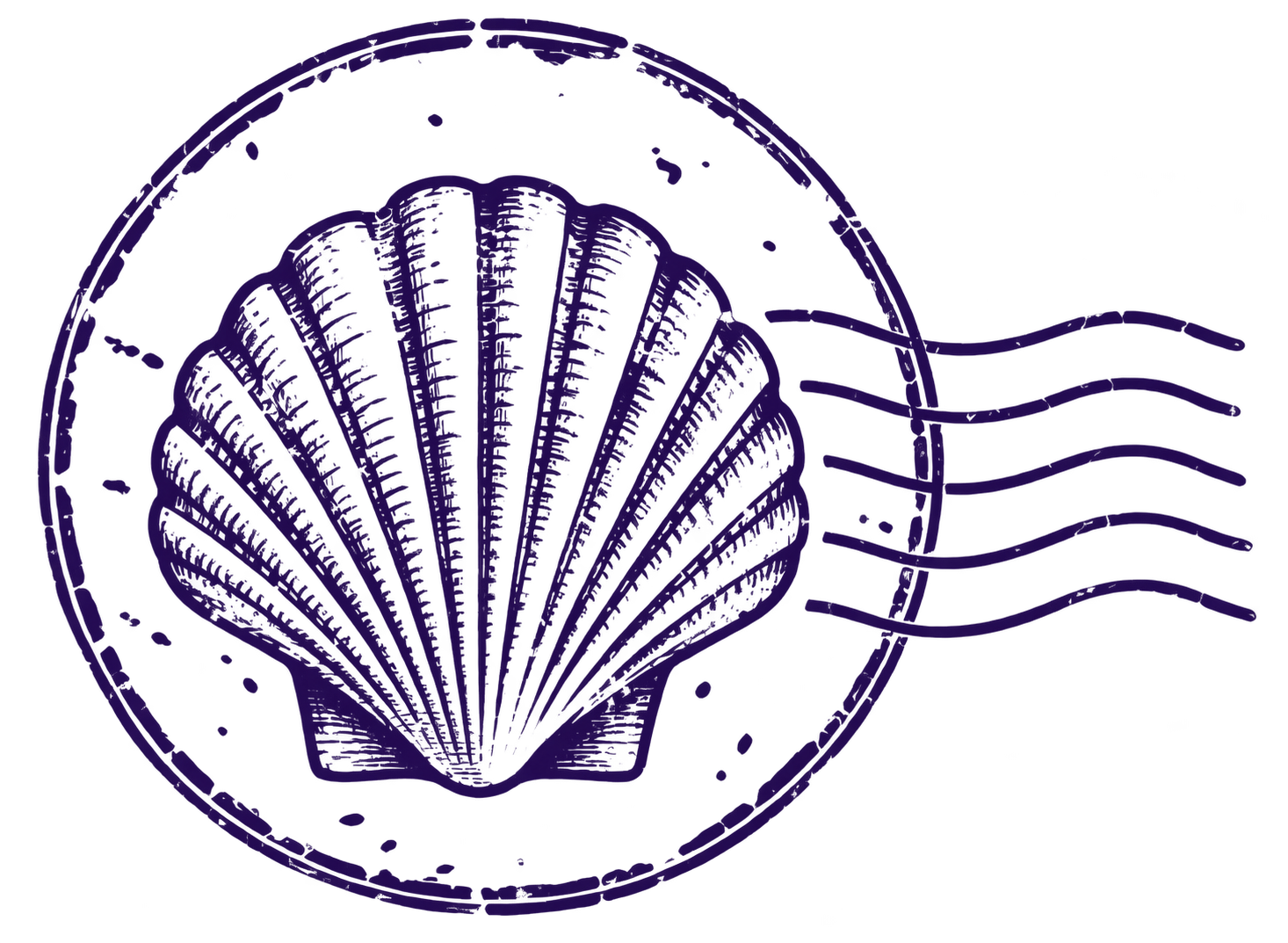 seashell stamp