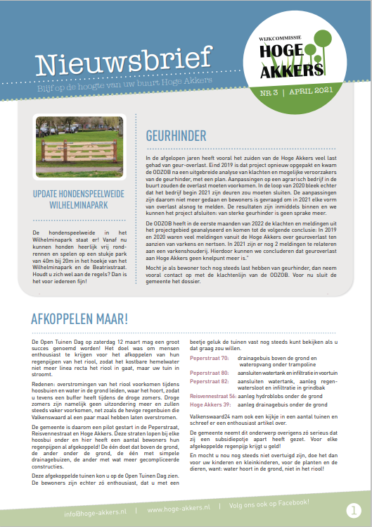 nieuwsbrief april 2022