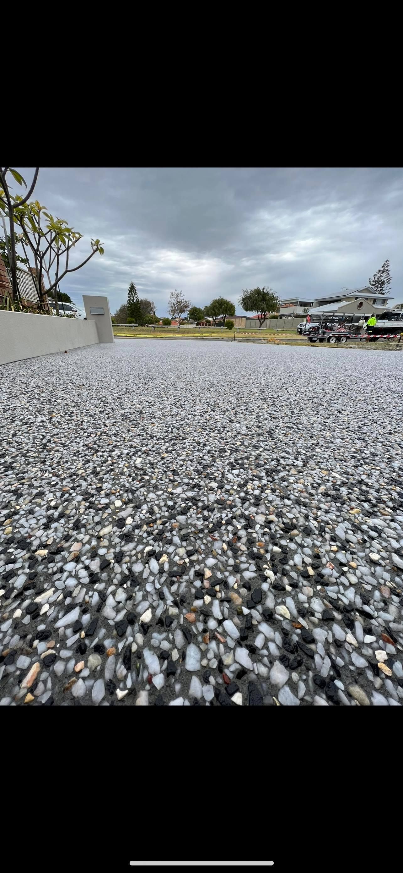 Exposed Aggregate Driveway