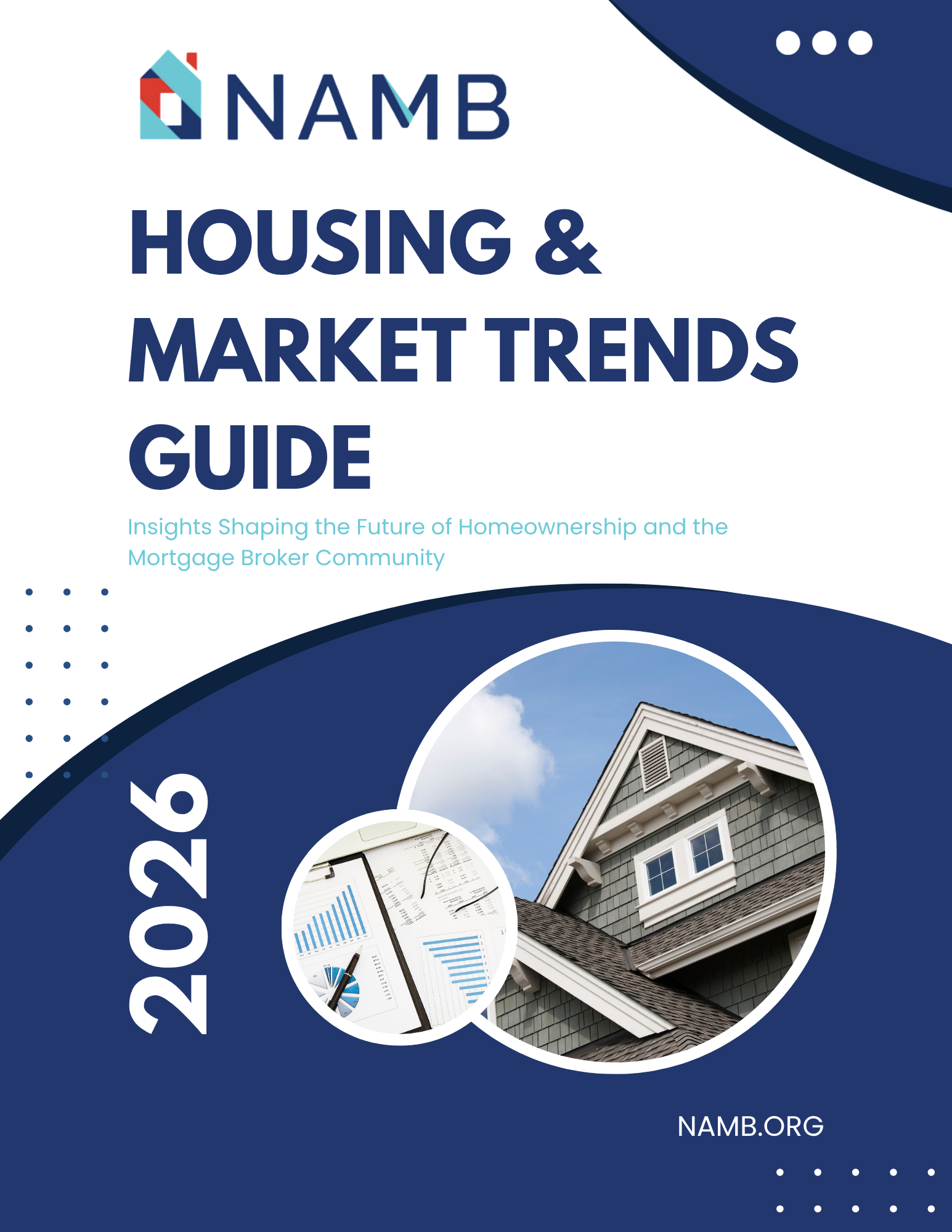homebuyer-2024-sq NAMB Housing & Market Trends Guide 2026 cover with blue-white design and house photo