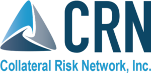CRN Collateral Risk Network, Inc. logo in blue and teal