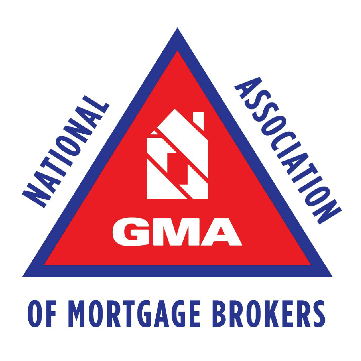 National Association of Mortgage Brokers GMA logo in red, blue, and white