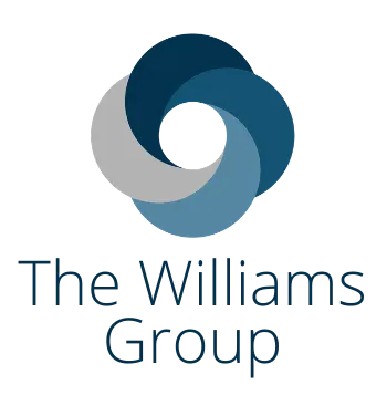 The+Williams+Group_logo-new The Williams Group logo in blue, gray, and teal with a circular swirl mark