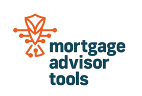 Orange owl logo with “mortgage advisor tools” text in dark blue and teal.