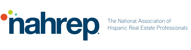 NAHREP logo with blue and orange text and the tagline “The National Association of Hispanic Real Estate Professionals”