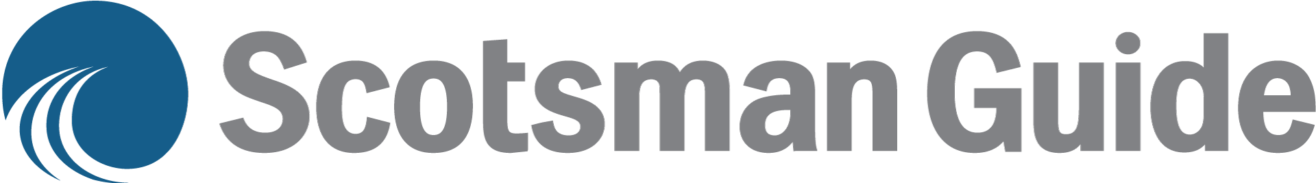 scotsman-guide_logo Scotsman Guide logo with blue circular wave icon and gray text