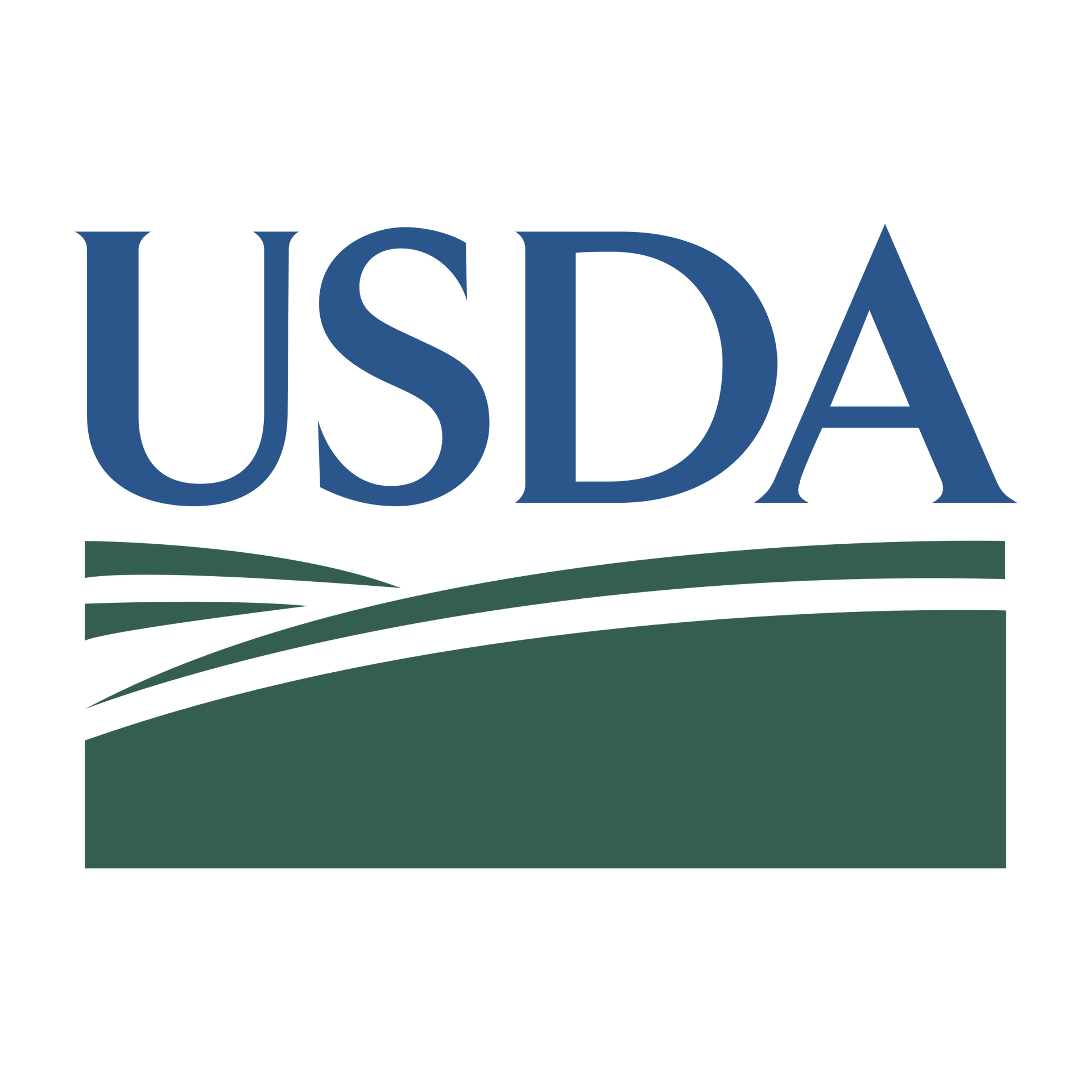 USDA logo in blue and green on a white background