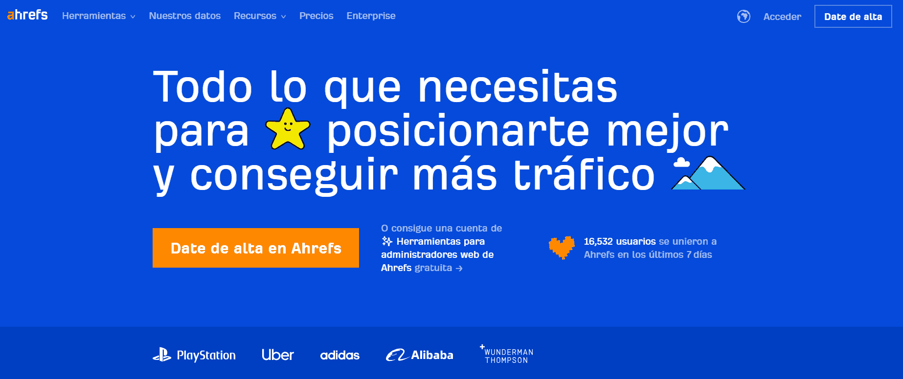 Herramientas de marketing digital y SEO: Ahrefs