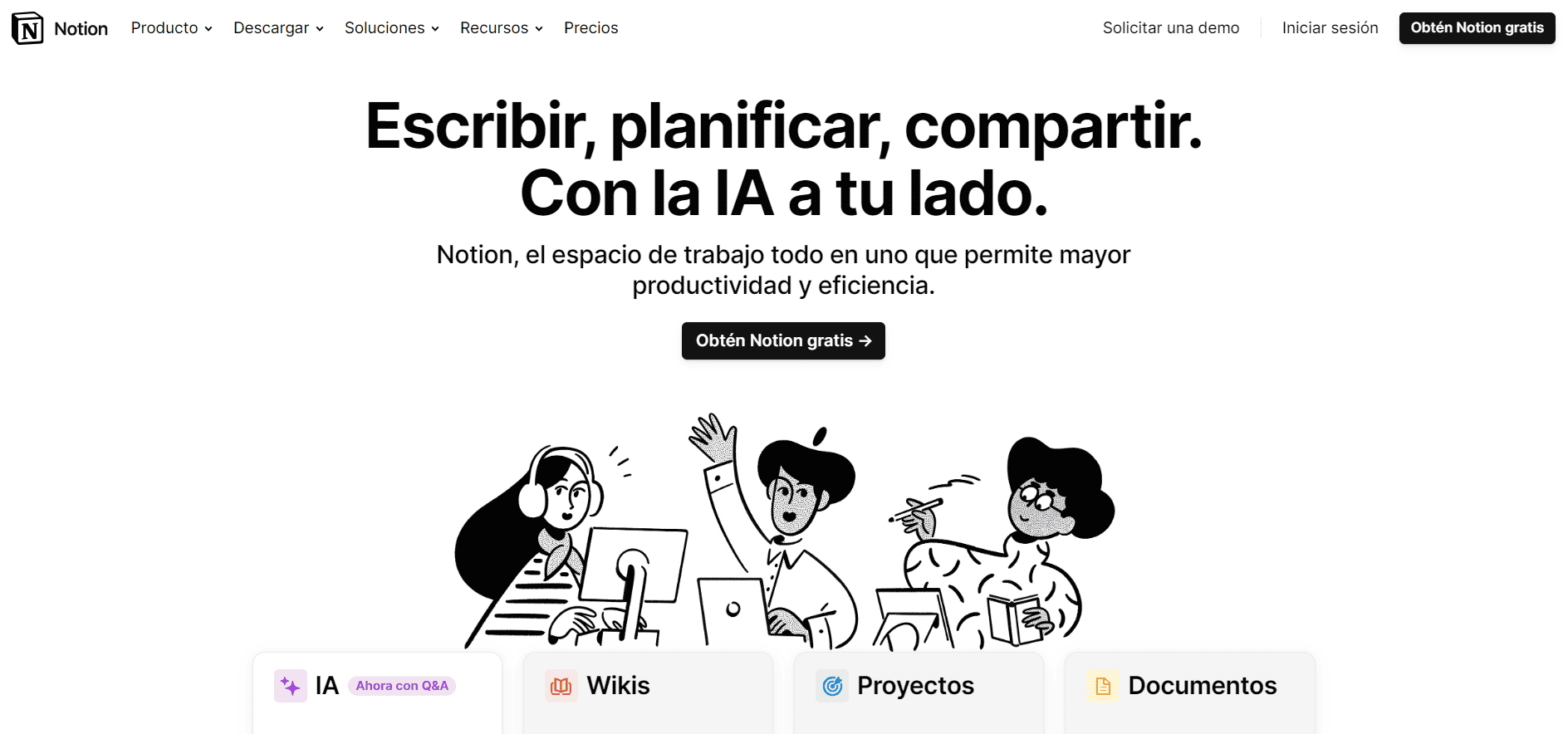 Herramientas de marketing digital: Notion