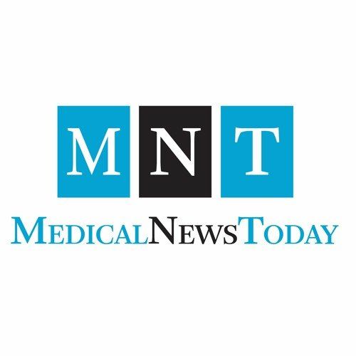 Logo for Medical News Today: blue and black squares with the letters