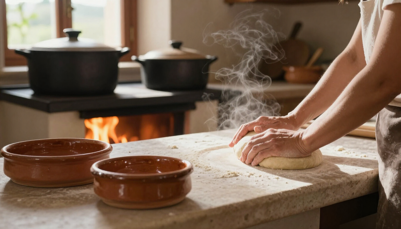 Paesaggio di Dipignano, Cosenza, territorio dell'Osteria Dal Cugino
