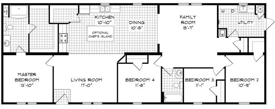 The Boone Creek Floorplan — McArthur, OH — Remy's Mobile Homes The Boone Creek Floorplan — McArthur, OH — Remy's Mobile Homes