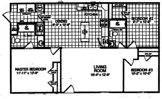 The Willow Forest Floorplan — McArthur, OH — Remy's Mobile Homes The Willow Forest Floorplan — McArthur, OH — Remy's Mobile Homes