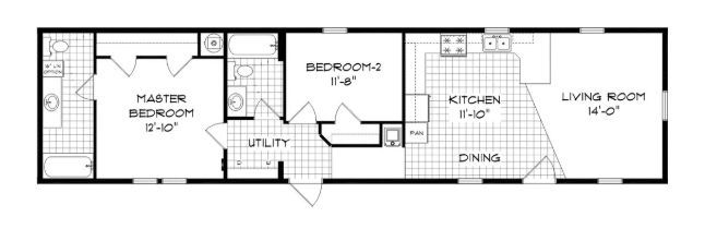The Boone Creek Floorplan — McArthur, OH — Remy's Mobile Homes