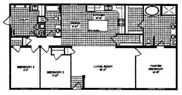 The Boone Creek Floorplan — McArthur, OH — Remy's Mobile Homes The Boone Creek Floorplan — McArthur, OH — Remy's Mobile Homes