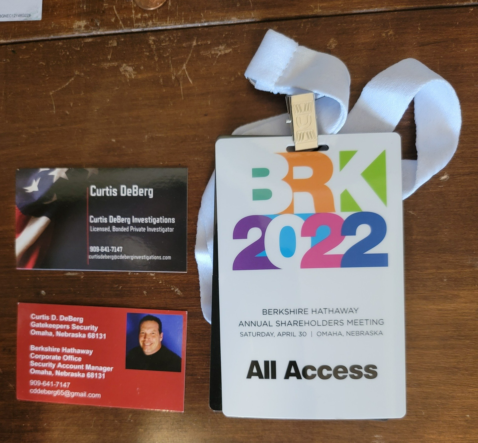 Executive Personal Protection, Curtis DeBurg