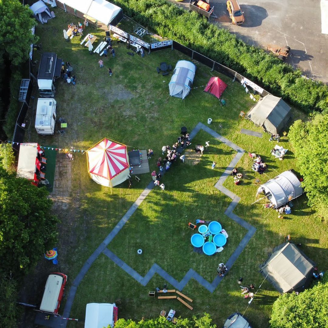 Camping terrein