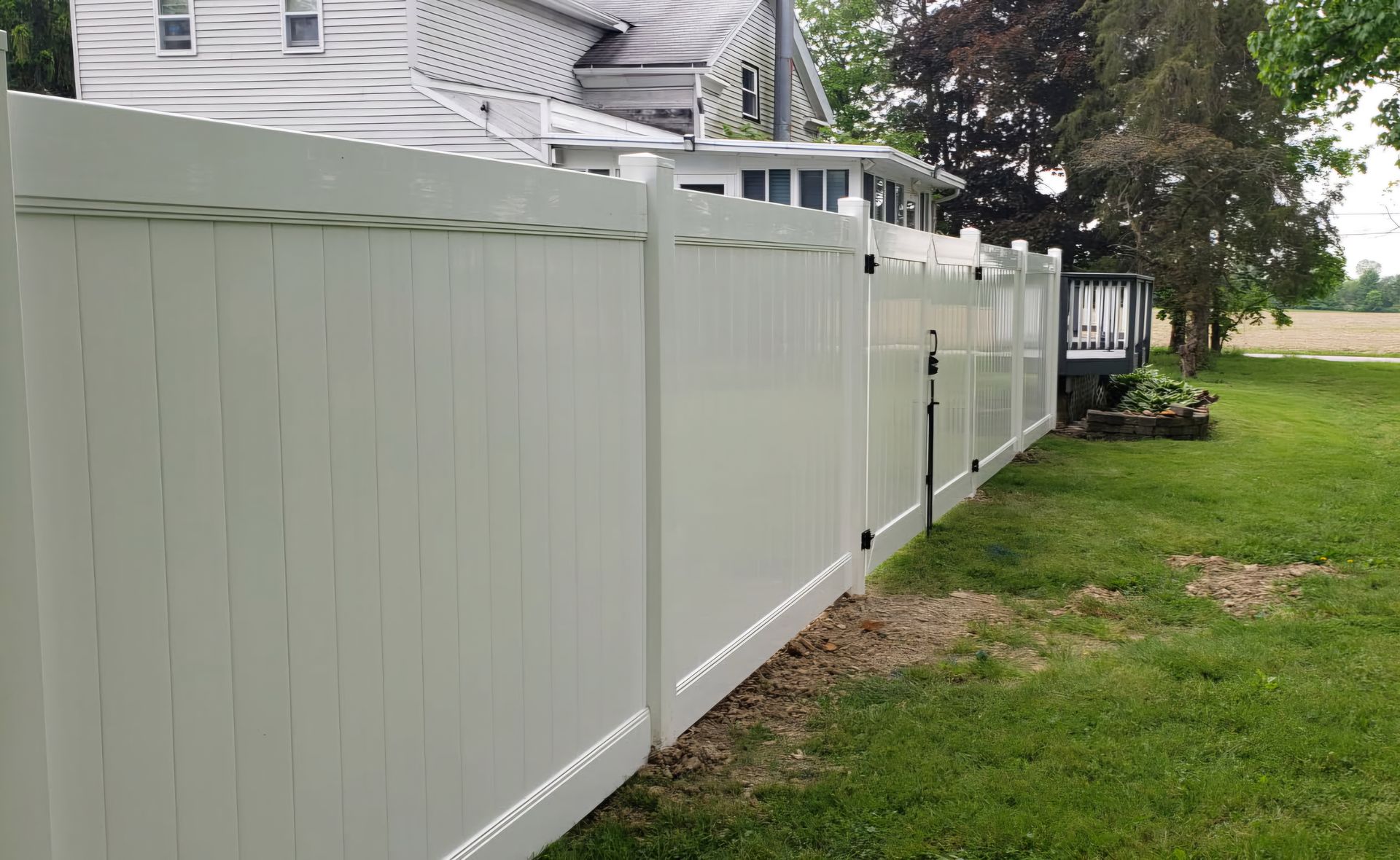 Vinyl fence