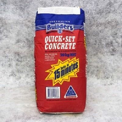 A Bag Of Quick Set Concrete By Builders — Serious About Landscape Supplies In West Gosford, NSW