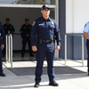Guardia de seguridad en acceso de evento