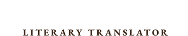 Jonathan Kaplansky Literary Translator logo