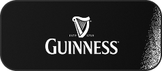 White Guinness logo with a harp icon and the text 